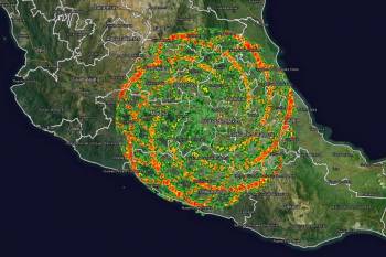 НЛО над Мексикой вызывают гигантские энергетические вихри