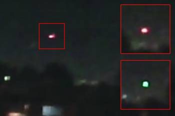 Пилот ВВС Мексики снял на видео шесть меняющих цвет НЛО