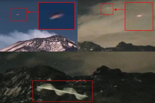 В Мексике за время вулканического мониторинга зафиксированы НЛО