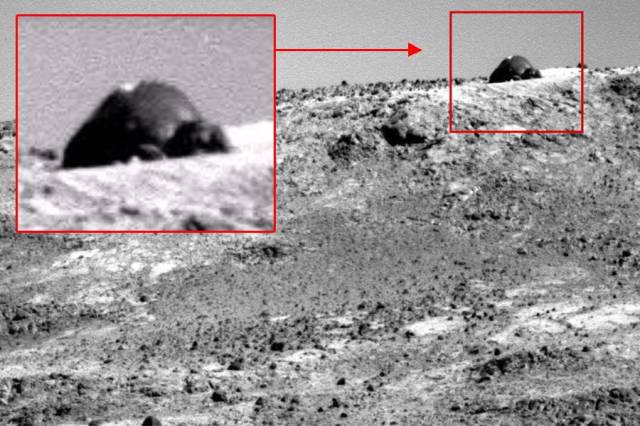Уфолог обнаружил на Марсе необычное формирование